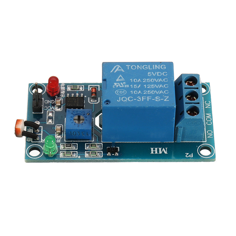 Photosensitive Resistance Sensor With Relay Module 5V Optical Control Switch Light Detection Switch