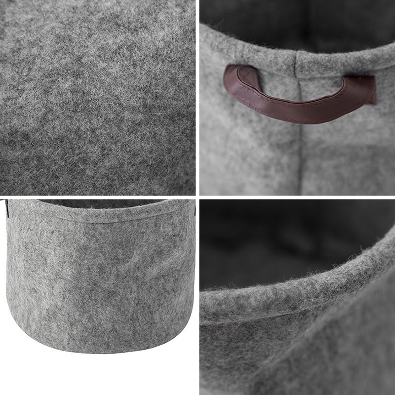Felt Cloth  Dirty Clothes Storage Baskets Foldable Fabric Debris Storage Bag