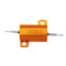 10pcs RX24 25W 1KR 1KRJ Metal Aluminum Case High Power Resistor Golden Metal Shell Case Heatsink Resistance Resistor