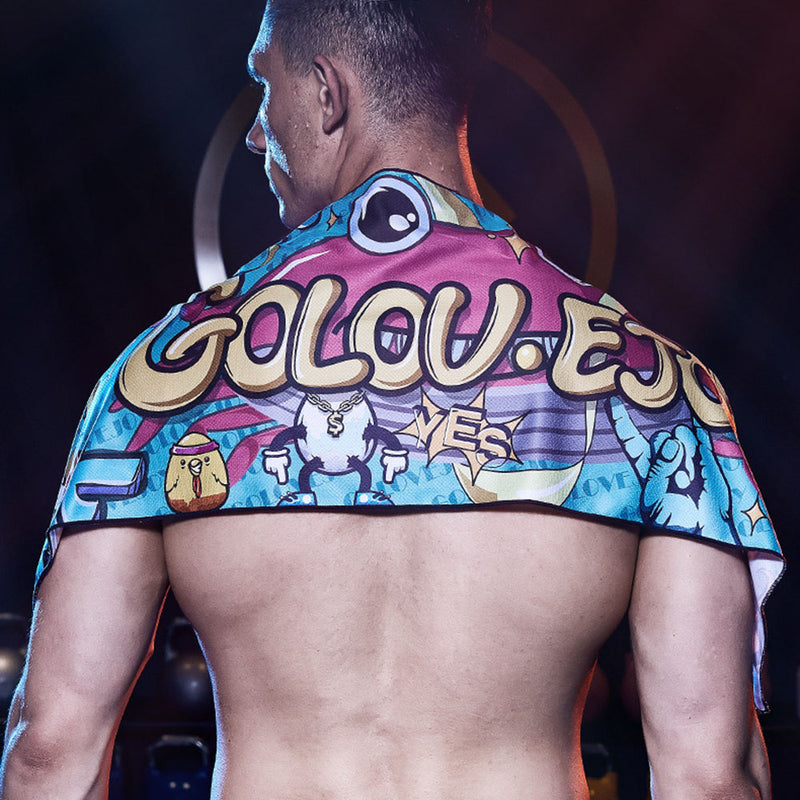 KCASA 100x30cm Cold Sense Sports Towel Quick-Drying Towel Wristband Outdoor Fitness Sweat-Absorbent Lightweight Quick-Drying Towel