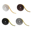 10M Self-adhesive D-Type Seal Strip Soundproof Doors Windows Weather Foam Adhesive Tape Decorations