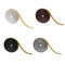 10M Self-adhesive D-Type Seal Strip Soundproof Doors Windows Weather Foam Adhesive Tape Decorations