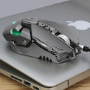 Zerodate X300GY Mechanical Macros Define Gaming Mouse 250-4000 DPI 7 Keys USB Wired Optical Mouse