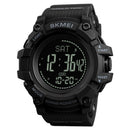 SKMEI 1356 Compass Pedometer Calorie Sport Watch Chronograph World Time Stopwatch Digital Watch