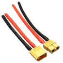 Amass XT60 Male Female Plug Connector 12AWG 10cm Power Cable