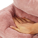 Foot Massager Feet Warmer Electric Heated Comfort Fleece Suede Washable