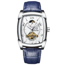 TEVISE T802B Business Style Men Wrist Watch Moonphase Date Display Automatic Mechanical Watch