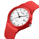 SKMEI 1449 Simple Black Pointer Fashion Colorful Men Women Quartz Watch