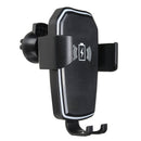 Universal Qi Wireless 10W Fast Charge Gravity Linkage Auto Lock Car Air Vent Holder for Mobile Phone