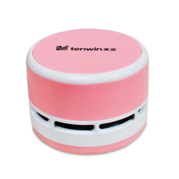 TENWIN Desktop Vacuum Cleaner Electric Desktop Rubber Dust Cleaner Small Household Car Keyboard Dust Cleaner