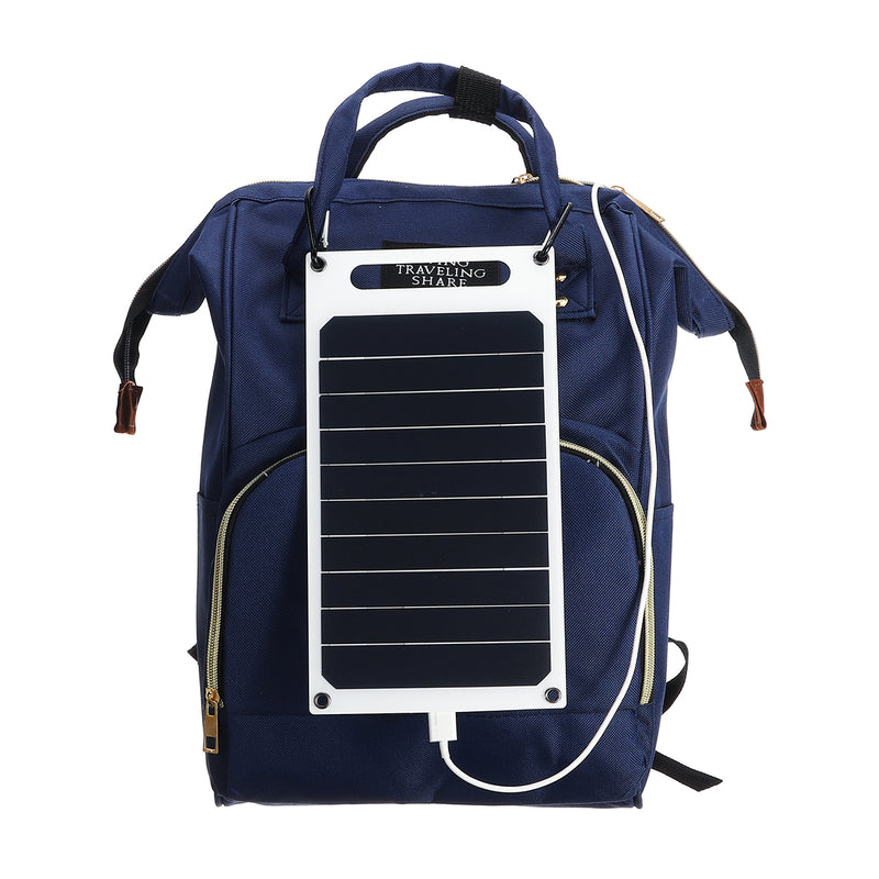 6V 10W 1.7A Portable Monocrystalline Solar Panel Slim & Light USB Charger Charging Power Bank Pad