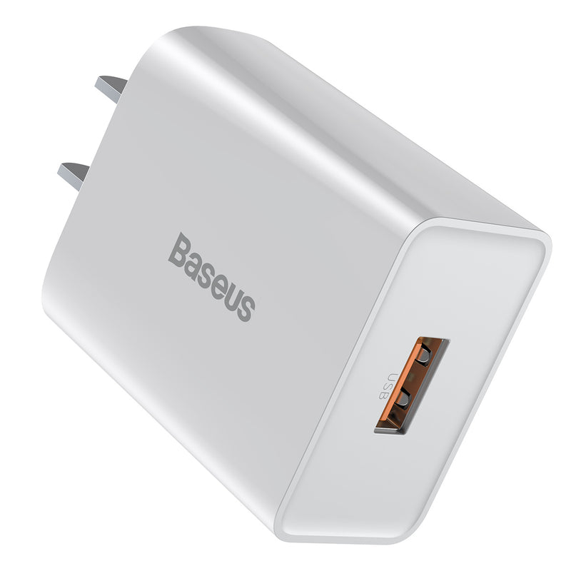 Baseus 18W QC3.0 Single USB Charger for iPhone 11 Pro XR Huawei P30 for Samsung Xiaomi