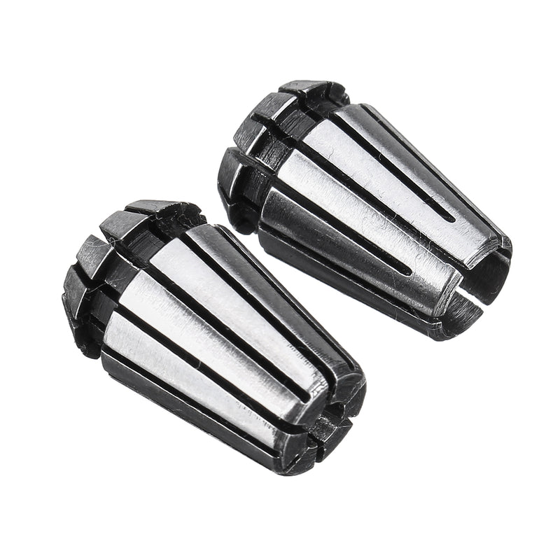 2pcs 1/8 1/4 Inch ER25 Spring Collet Set CNC Carving Machine Milling Chuck Collet