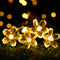 KCASA 5M 50 LED Sakura Flower String Lights LED Fairy Lights for Festival Christmas Halloween