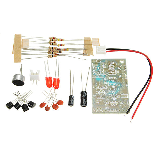 3Pcs Voice Control Clap Switch Module Kit High Sensitive LED Rhythm Bistable Switch DIY Kit