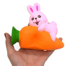 IKURRANI Rabbit Squishy 13.5*11*5.5CM Slow Rising Soft Animal Collection Gift Original Packaging