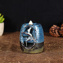 Ceramic Mountain Handicraft Waterfall Backflow Incense Burner Holder Office Home Decorations
