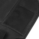 Leather Car Seat Back Storage Bag Multi-Pocket Hanging Organizer Black with 4 USB Charging Ports