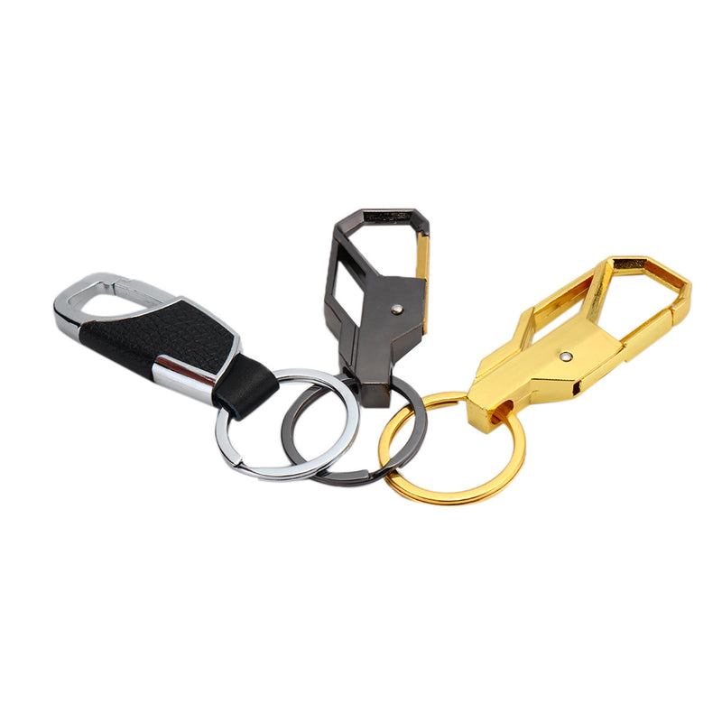 Buckle Carabiner Keychain Car Motorcycle Key Ring Clip Hook Metal Outdoor