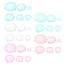6Pcs Stretch Reusable Silicone Bowl Wraps Food Kitchen Storage Container Cover Seal