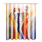 150cm/180cm Polyester Waterproof Bathroom Hanging Bath Shower Curtains with 12 Hooks
