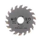 Drillpro 4Pcs HSS Circular Saw Blade Set 54.8mm Cutting Disc with 6mm Shank Rod For Rotary Tool Electric Drill