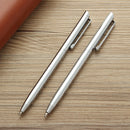 Rotating Metal Ballpoint Pen Stainless Steel Ball Pen Steel Pen Commercial Stationery Pen