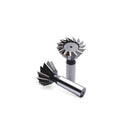 Drillpro 60 Degree 40-60mm HSS Straight Shank Dovetail Groove Slot Milling Cutter End Mill CNC Bit