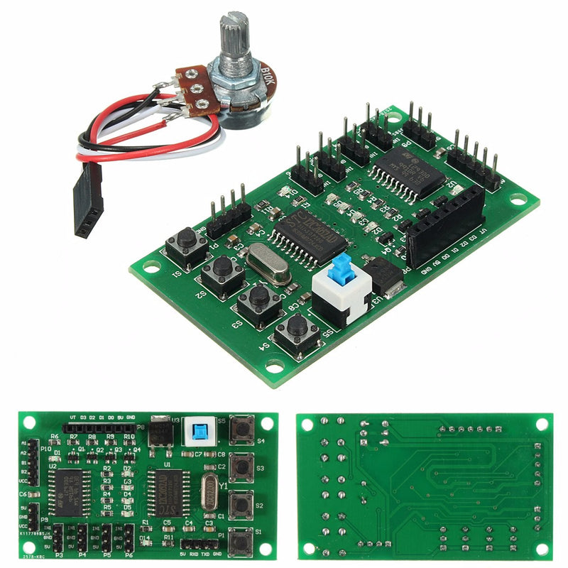Programmable 2/4 Phase 4/5 Wire Stepper Motor Driver Control Board For Robot Car DIY