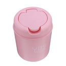 Mini Desktop Flip Trash Can Desktop Table Home Office Covered Waste Bins