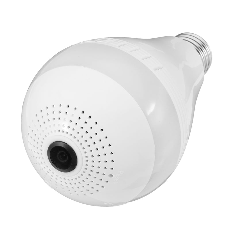 E27 360 Panoramic Wireless Hidden WIFI 960P HD 130W Camera LED Light Bulb Security Lamp AC220V