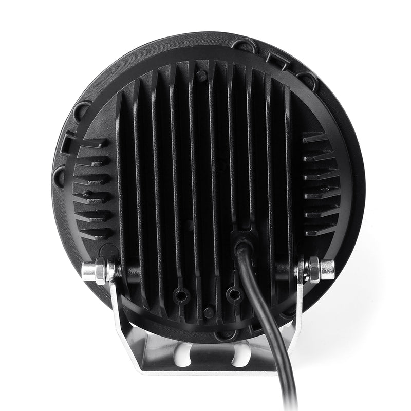 5 inch 80W 9V-32V 12V 25 LED Work Light Spot Round Motorcycle Driving Fog Lamp Offroad ATV 4WD