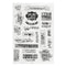 Birthday Transparent Sheet Scrapbooking Craft Card Clear Rubber Stamp Cling Set