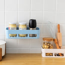 Punch-free Bathroom Toilet Kitchen Supplies Toilet Plastic Wall Rack Store Wash Cup Rack Bathroom Storage Rack