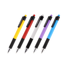 Comix BP104R 24 Pcs Press Ballpoint Pens 0.7mm Blue Ink Color Writing Pen Signing Pen Office School Supplies Kids Students Stationery Gift
