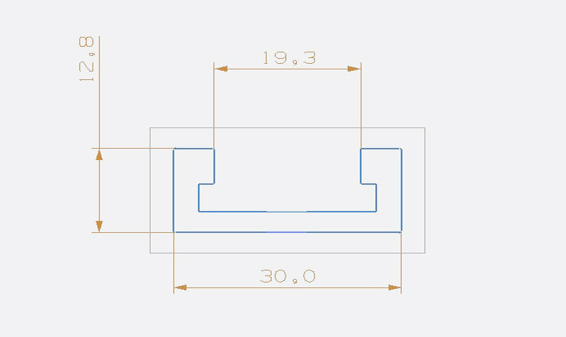 12 Inch 300mm T-tracks T-slot Miter Track Jig Fixture Slot For Router Table