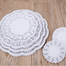 Honana 100pcs Hollow Round Lace Oil Absorbing Paper Cake Biscuit DIY Baking Food Filter Paper