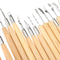 42Pcs Wooden Clay Sculpting Tools Pottery Carving Tool Set Modeling Craft Hobby
