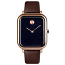 SKMEI 9187 Starry Sky Design Casual Style Waterproof Milanese Men Wristwatch Quartz Watch
