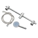 Bathroom Shower Head Riser Rail Bracket Handheld Shower Head Holder Bar Chrome