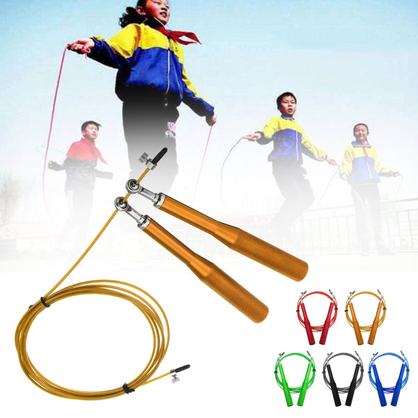 2.8m Skipping Fitness Exercise Rope Jumping Steel Cable Speed Rope