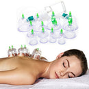 12 Body Cupping Healthy Kit And 6 Therapy Manual Massager Magnets Set Treatment Illnesses Pain