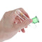 Mini Handheld Glass Tube Herb Water Pipe Water Hoo kah Pipe