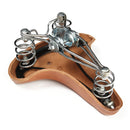 BIKIGHT Vintage Brown Bicycle Bike Cycling Saddle Seat Genuine Leather With Springs