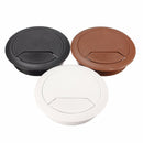 Plastic Grommet Hole Cover 60mm For PC Computer Desk Table Cable Cord Wires Tidy Extension Reel Cord