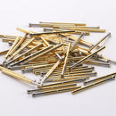 P125-H Plum Probe Nine Tooth Test Needle Test Spring Thimble 100 Pcs/Pack Integrated Detection Probe Tool Accessories  PCB Testing Contact Probes Pin