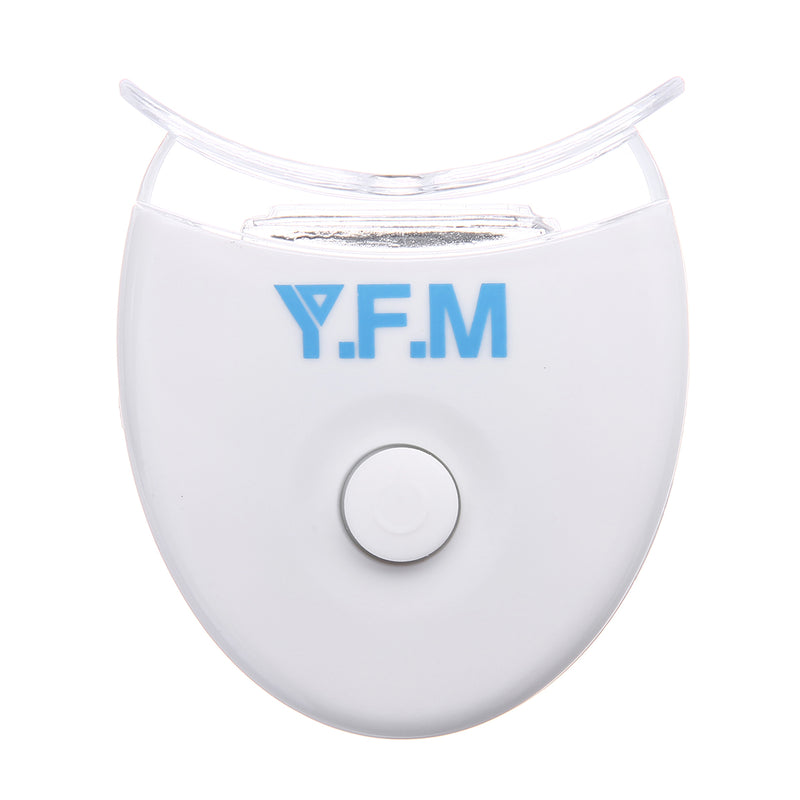 Y.F.M Teeth Whitening Kit W/ LED Light 2 Mouth Tray 10 Whitening Gel Home Teeth Whitener System Teeth Care