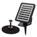 1.5W 180L/H LED Solar Fountains Pump Pond Pool Fish Tank Bird Bath Water Pump built in Battery Floating Kit with 4 Sprinkler Heads