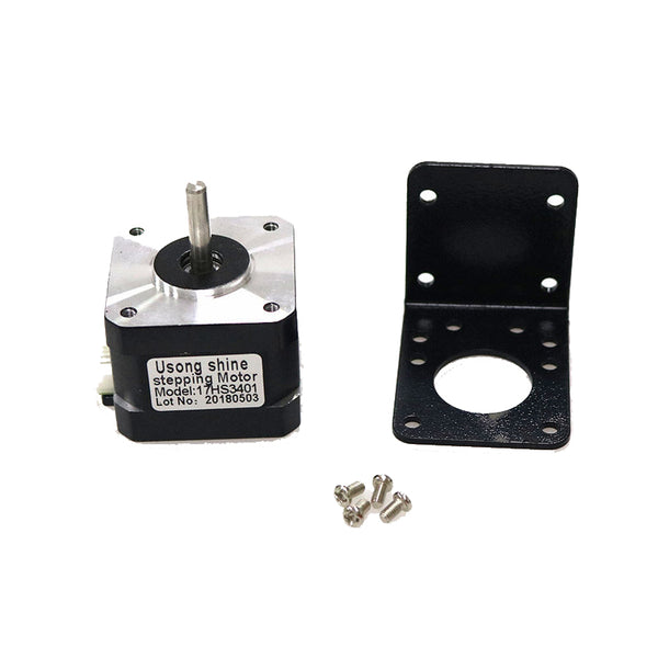12V 1.3A 0.30Nm 17HS3401 Nema 17 42Stepper Motor with Bracket + Screws Kit for 3D Printer CNC Part
