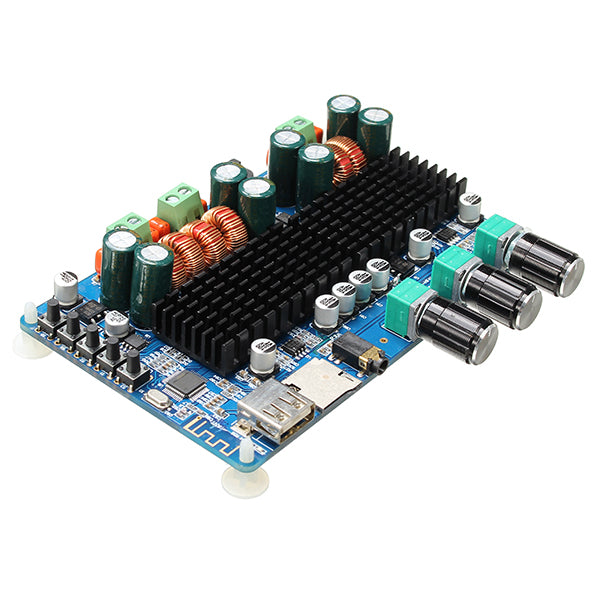 SANWU Wireless bluetooth Digital 2.1 Channel Amplifier Board 50W+50W Stereo Output 100W Bass Output